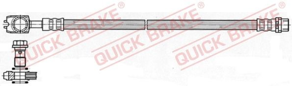 50048X Quick Brake Шланг гальмівний задній